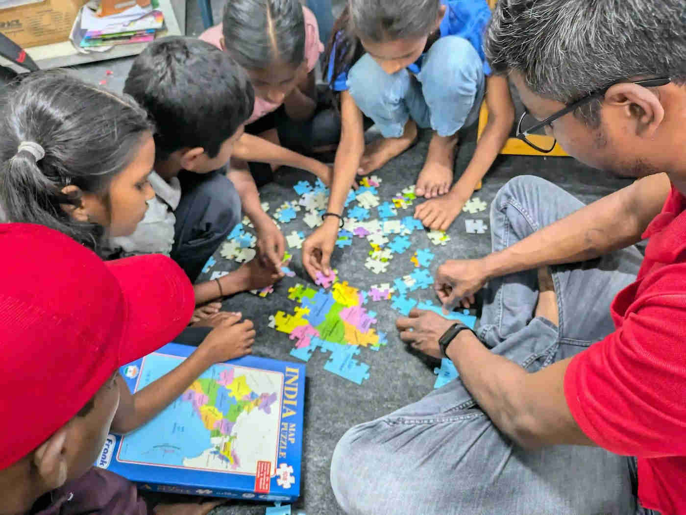 Children learning together